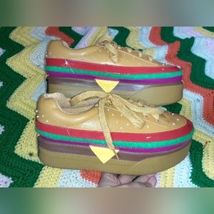 Dolls Kill Cheeseburger Sneakers